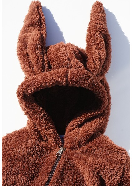 x Ipek Atlas Kız Erkek Bebek Çocuk Kışlık Peluş Tulum modelleri