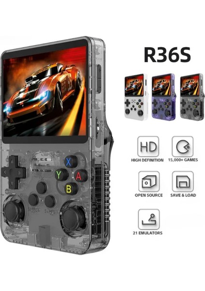 R36S Game Konsol 64GB Telefon Soğutucu Fan Hediyeli