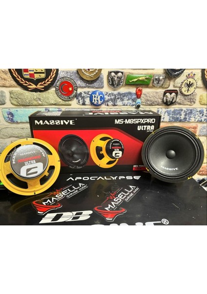 Audio M85PX Ultra Pro 20 cm Midrange Çifti 1000W 400RMS Uyumlu