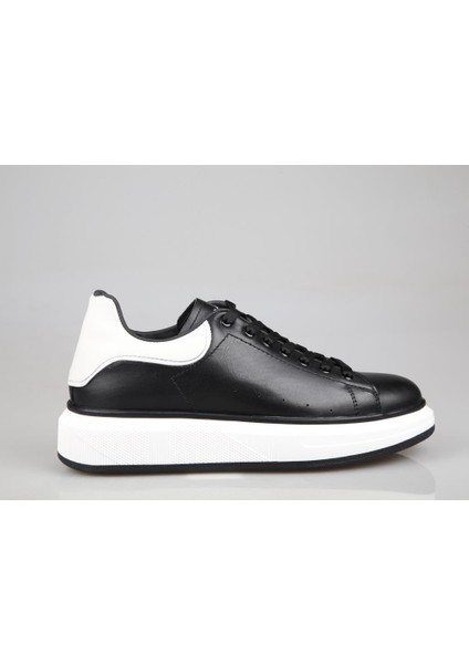 Marcomen 21028 Hakiki Deri Siyah Erkek Günlük Ayakkabı