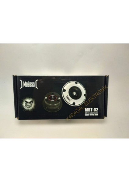 Mbt-02 Mobas Tweeter 100W Max 50W Rms Neo Twteer Çift
