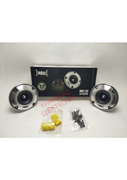 Mbt-02 Mobas Tweeter 100W Max 50W Rms Neo Twteer Çift