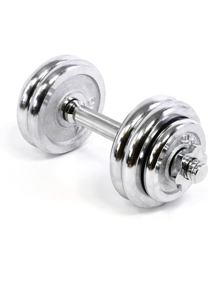 Ckspor 30 kg Krom Dumbell Seti Çantalı Döküm Plaka Dambıl Seti CKS420