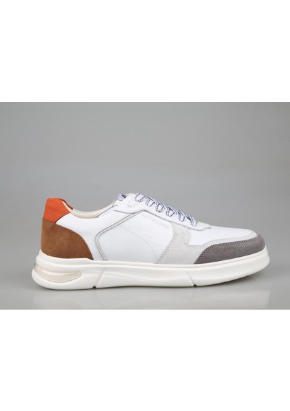 Marcomen 21100 Hakiki Deri Beyaz Erkek Günlük Ayakkabı