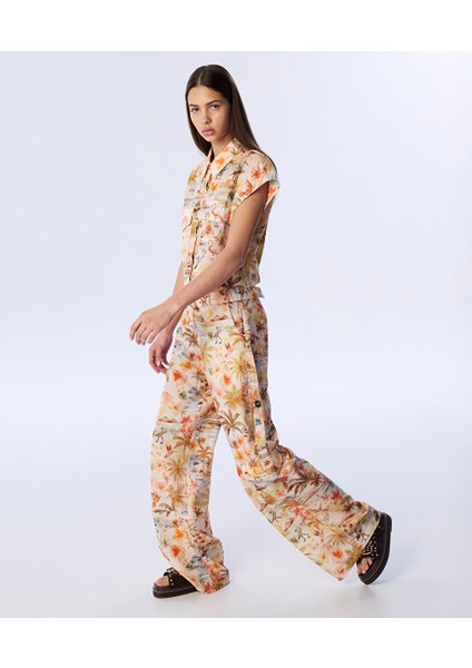 Desenli Wıde Leg Fit Pantolon TS1250003203BT8 fiyatları