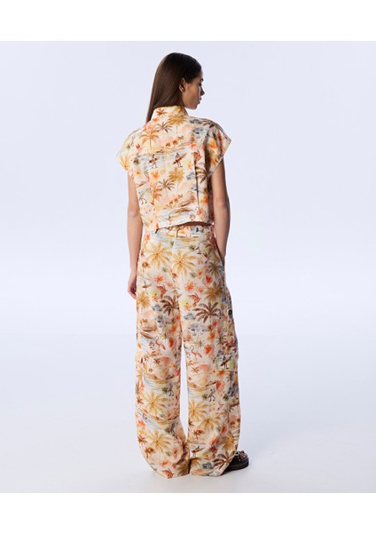 Desenli Wıde Leg Fit Pantolon TS1250003203BT8 modelleri