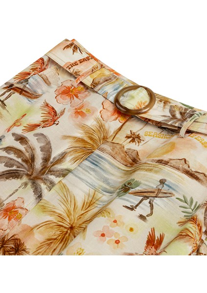 Desenli Wıde Leg Fit Pantolon TS1250003203BT8 indirimleri