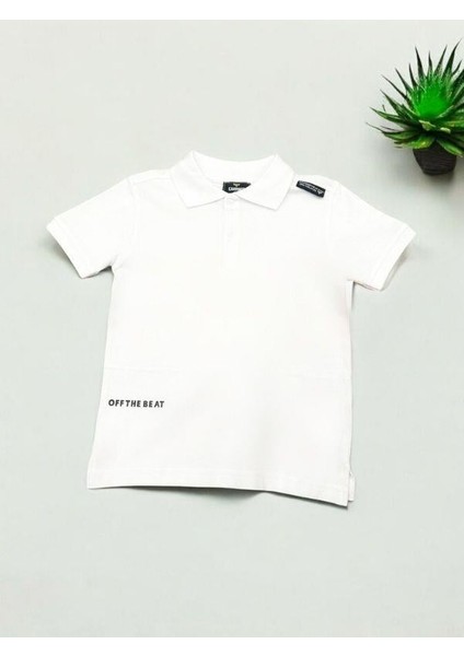 Erkek Çocuk Basic Yaka Detaylı T-Shirt