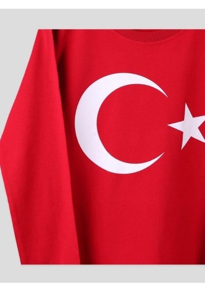 Çocuk Pamuklu Uzun Kollu Ay Yıldız T-Shirt indirimleri