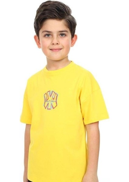 Erkek Çocuk Ny Baskılı Tshirt