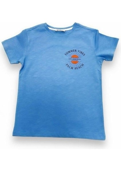 Erkek Çocuk Pamuklu Summer Yazılı Tshirt