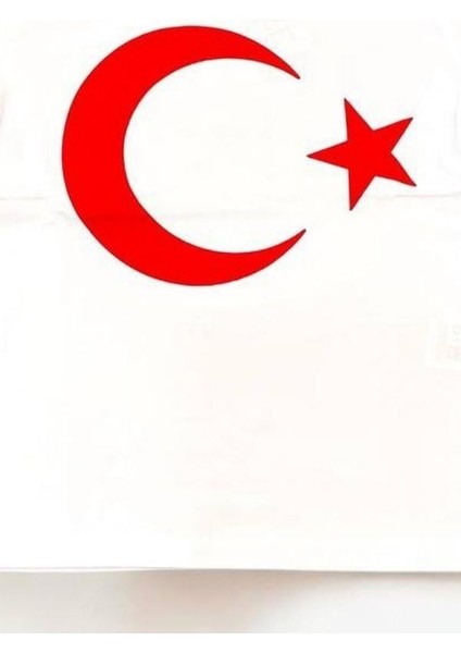 Çocuk Ay Yıldızlı Pamuklu Yarım Kol Tshirt indirimleri