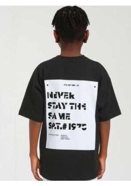 Erkek Çocuk Pamuklu Siyah Tshirt indirimleri