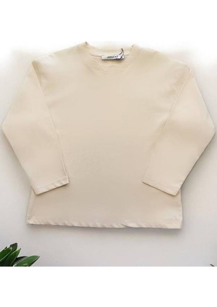 Çocuk Pamuklu Basic Ince Uzun Kollu T-Shirt