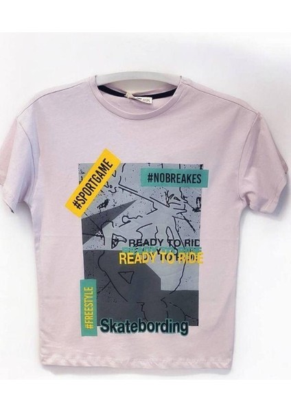 Erkek Çocuk Pamuklu Sportgame Yazılı Tshirt fiyatları