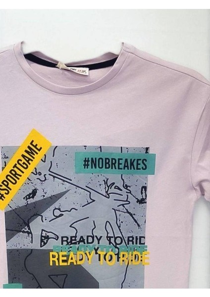 Erkek Çocuk Pamuklu Sportgame Yazılı Tshirt fırsatları