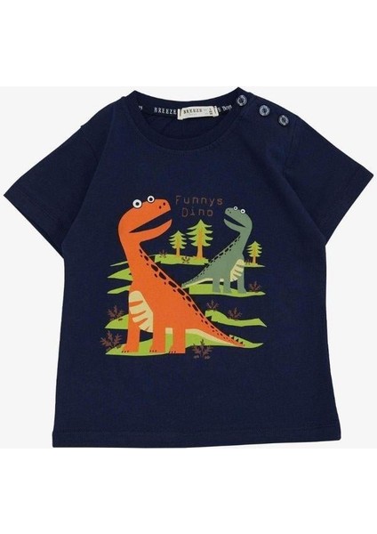 Erkek Çocuk Pamuklu Dinazor Baskılı Tshirt fiyatları