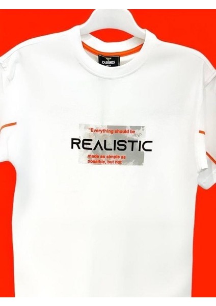 Erkek Çocuk Realistic Yazılı Pamuklu Tshirt fiyatları