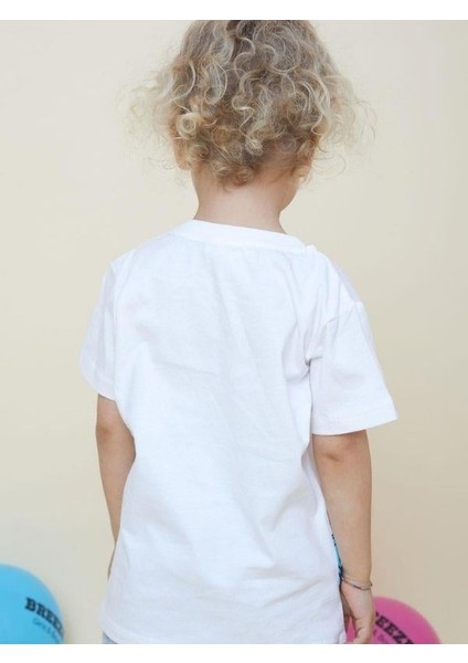 Erkek Çocuk Pamuklu Pizza Yiiyen Dinazor Baskılı Tshirt fiyatları