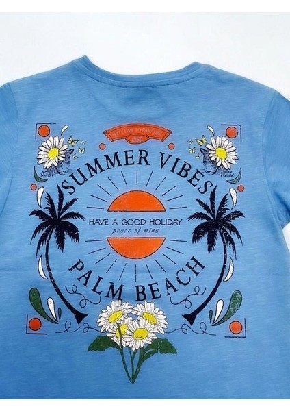 Erkek Çocuk Pamuklu Summer Yazılı Tshirt indirimleri