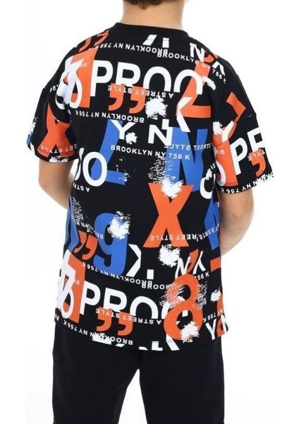 Erkek Çocuk Pano Baskılı Tshirt