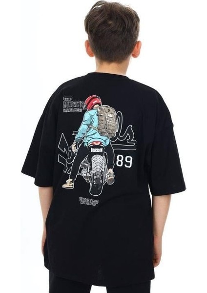 Çocuk Motor Baskılı Tshirt
