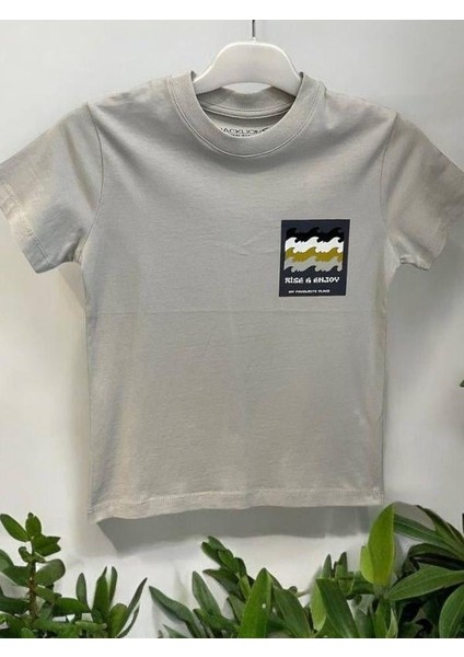Erkek Çocuk Pamuklu Rise Enjoy Tshirt