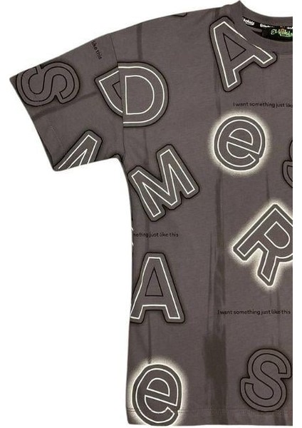 Çocuk E.s.m Baskılı Tshirt