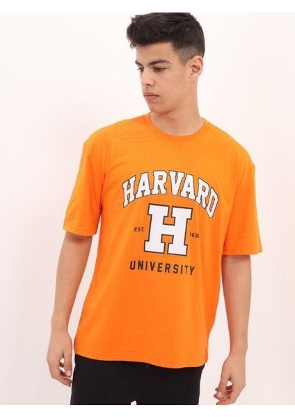 Çocuk Harvard Baskılı Tshirt