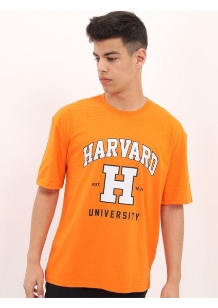 Çocuk Harvard Baskılı Tshirt