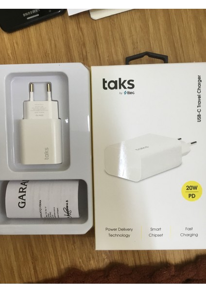 20W PD USB-C TREVEL ŞARJ ALETİ adaptör başlık Model no.5TP01B