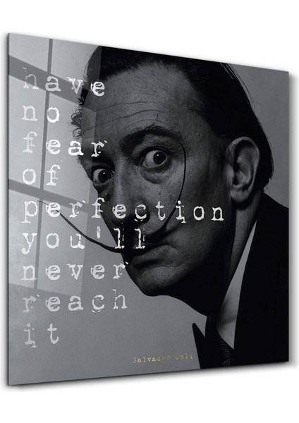 Salvador Dali Motivasyon Cam Tablo - Ev Dekor- Duvar Sanatı