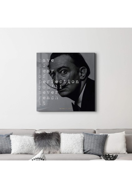 Salvador Dali Motivasyon Cam Tablo - Ev Dekor- Duvar Sanatı fırsatları