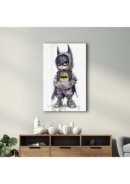 Little Dark Knight - Cam Tablo - Ev Dekor- Duvar Sanatı