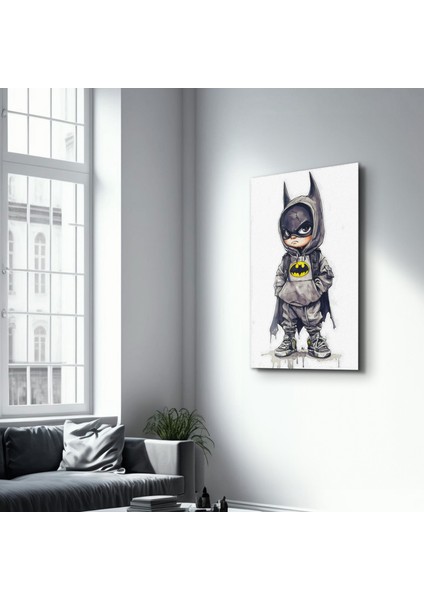 Little Dark Knight - Cam Tablo - Ev Dekor- Duvar Sanatı