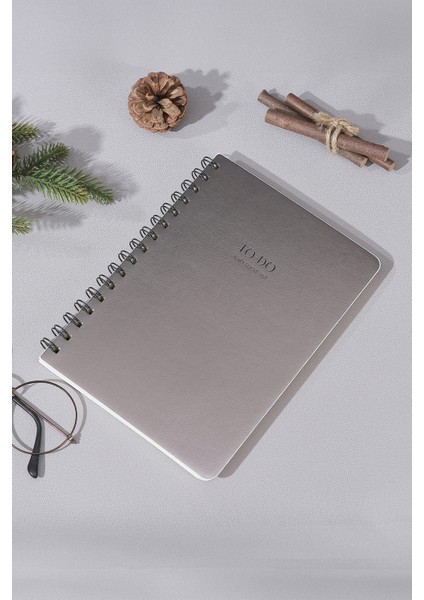 Victoria's Journals Vegan Deri Esnek Kapaklı Planlayıcı A5 100 gr 128 Sayfa To-Do Bakır