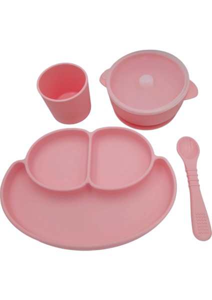 4lü Bebek Beslenme Mama Seti Mama Tabağı Kase Kaşık ve Bardak Set fiyatları