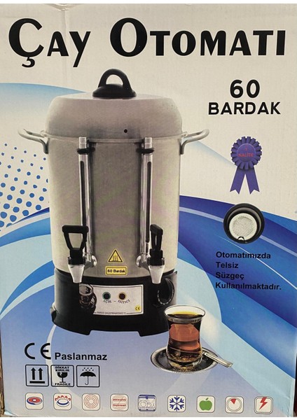 Çay Otomatı 60 Bardak