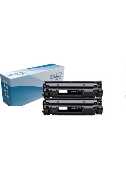 Canon CRG-737 I-Sensys MF-236N Muadil Toner 2 Li Paket