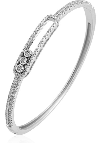 Silver Renk Dancing Taşlı Ithal Fashion Bileklik (Msk) fiyatları