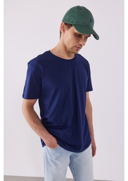 Walker Bisiklet Yaka Slim Fit Tişört - Lacivert modelleri