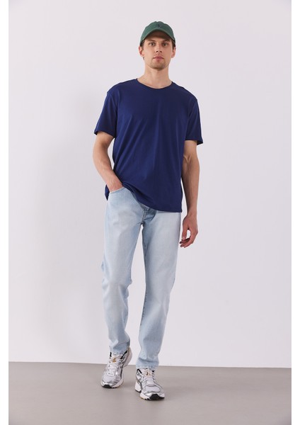 Walker Bisiklet Yaka Slim Fit Tişört - Lacivert indirimleri