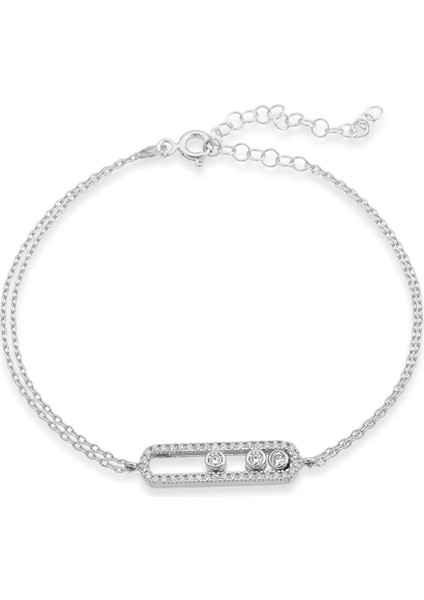 Silver Renk Oynayan Taşlı Fashion Bileklik fiyatları