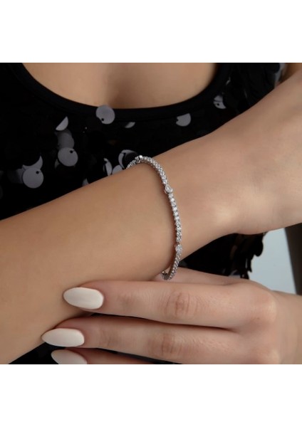 Zircon Pırlanta Montür Suyolu Bileklik 2.00 mm