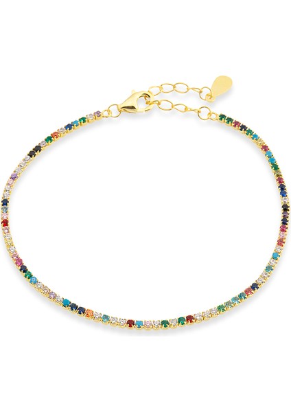 Renkli Taşlı Minimal Suyolu Fashion Bileklik fiyatları