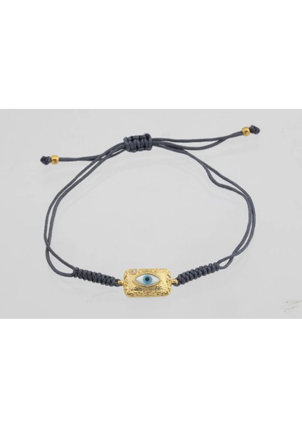 Rectangle Rope Bileklik - Navy fiyatları