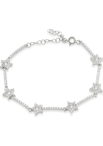 Silver Renk Taşlı Star Fashion Bileklik fiyatları