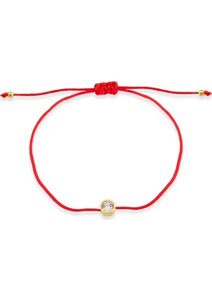 Tek Taş Rope Bileklik - Red fiyatları