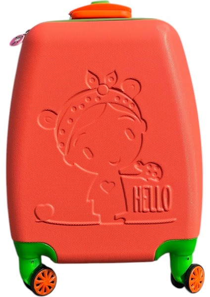 Renkli ve Desenli Çocuk Valizi, Tucklebery Kids Hafif ve Eğlenceli Valiz