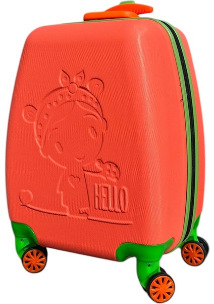 Renkli ve Desenli Çocuk Valizi, Tucklebery Kids Hafif ve Eğlenceli Valiz